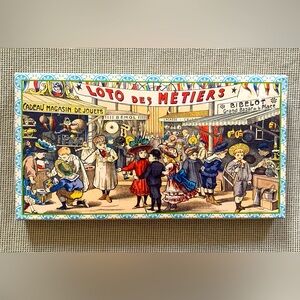 Made in France Vintage Game Loto Des Metiers